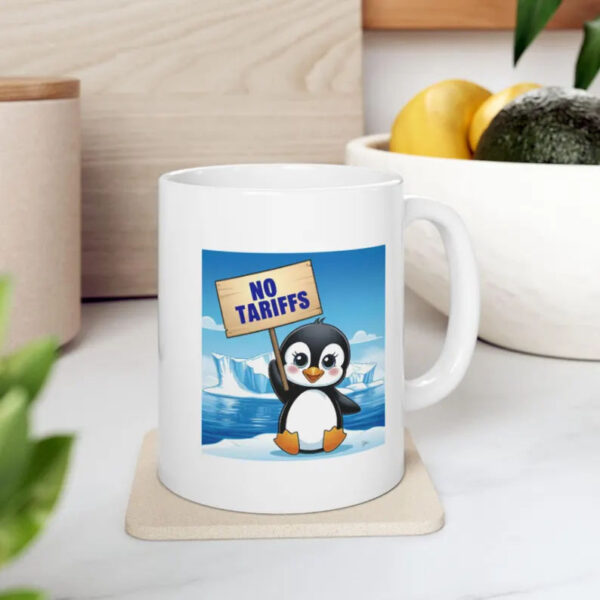 No Tariff Penguin Ceramic Mug