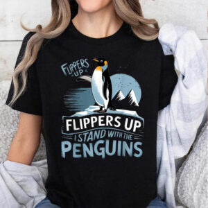 Penguins Flippers Up shirt, Funny Tariffs FDT Shirt